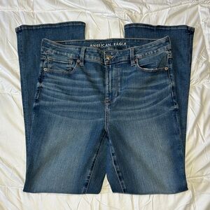 American Eagle Outfitters Women's Blue Flare Jeans